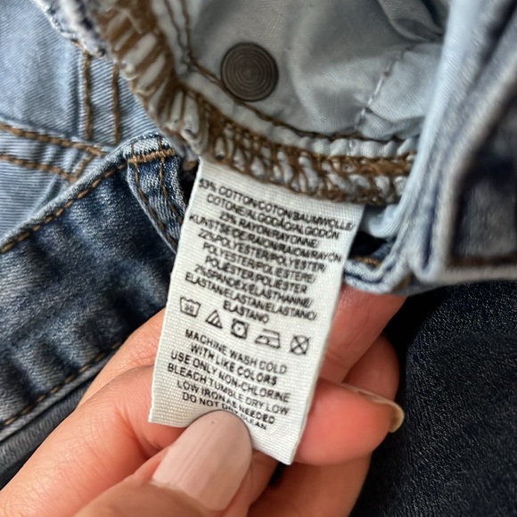 Free People Women Distressed Busted‎ Knee Ankle Jeans Medium Wash Size 28 - Picture 9 of 9